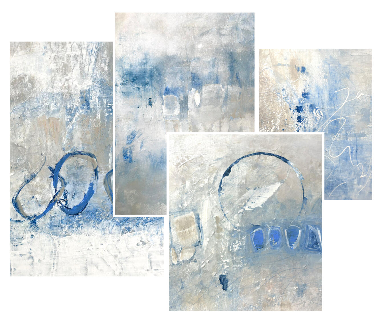 details from "Blue Moon After Summer" series